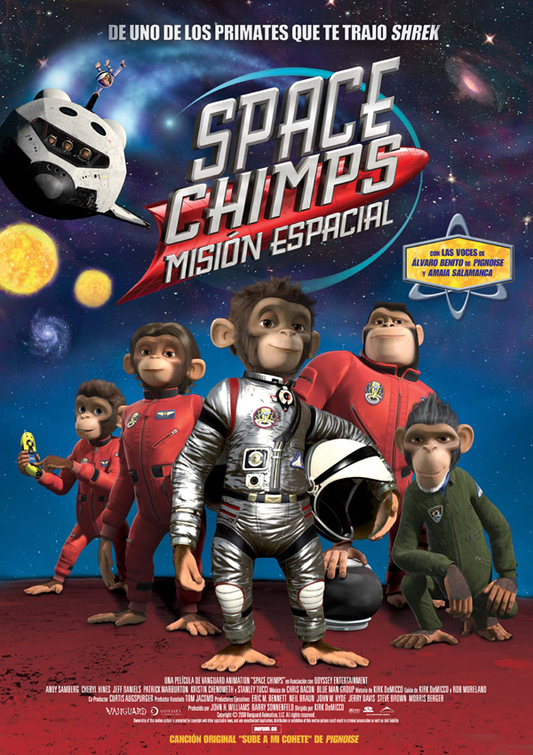 Мартышки в космосе / Space Chimps (2008)  HDRip