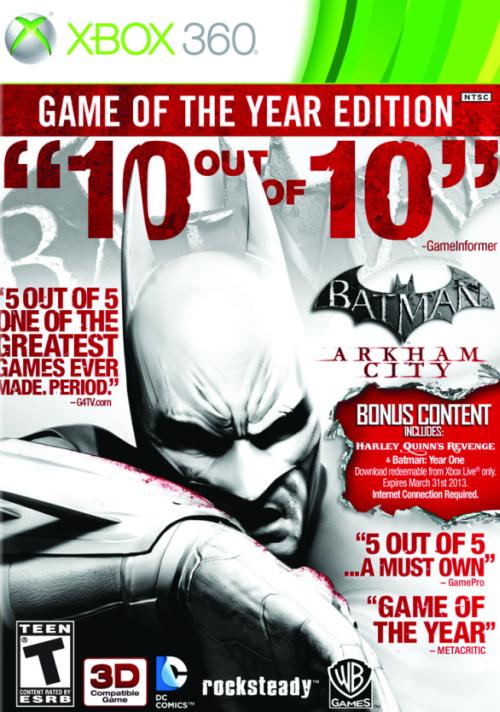 Batman Arkham City: Game of the Year Edition (2012/XBOX360/Русский)
