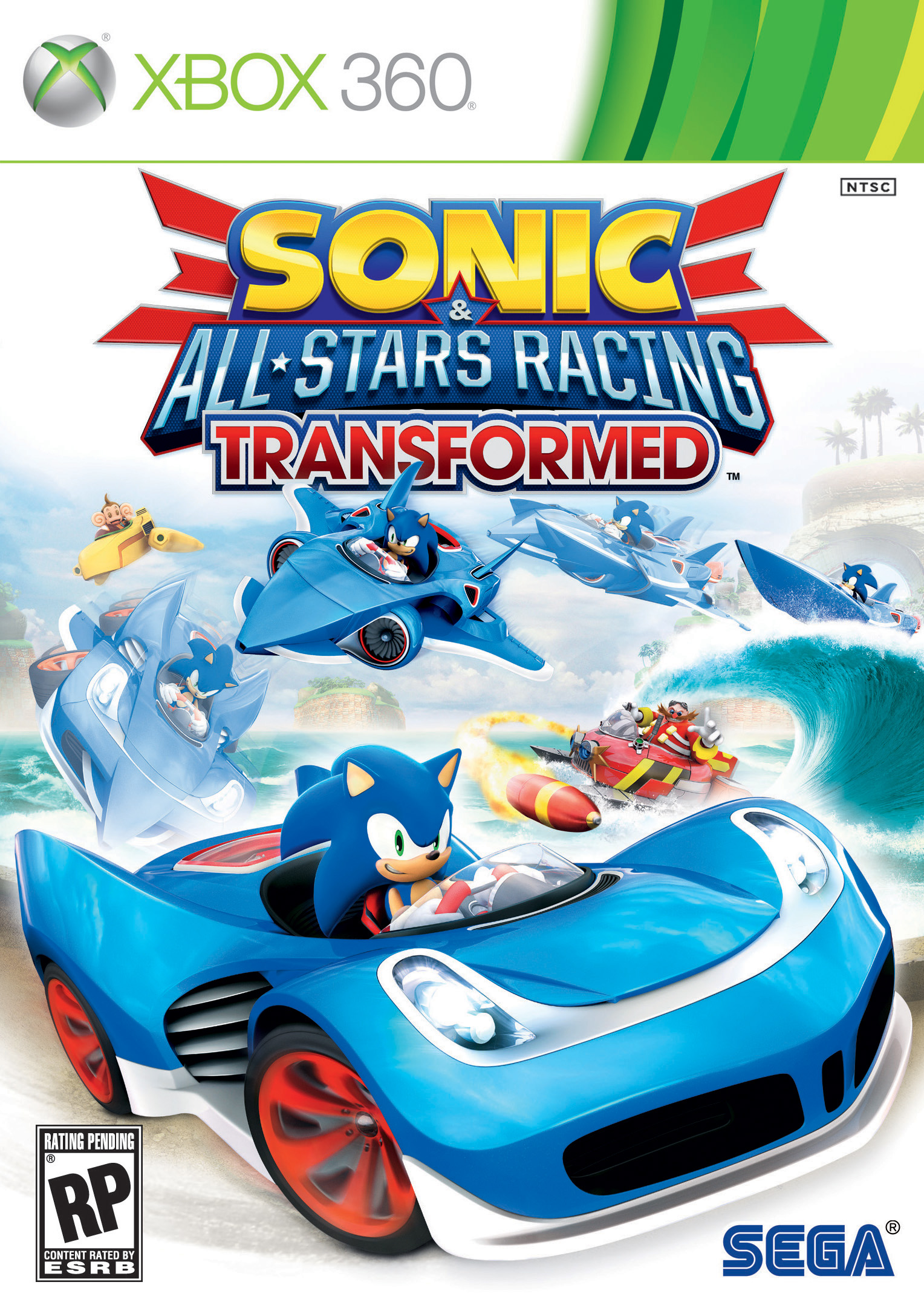 Sonic & All Stars Racing Transformed [Xbox 360] [ENG] [Region Free] (XGD2) (2012)