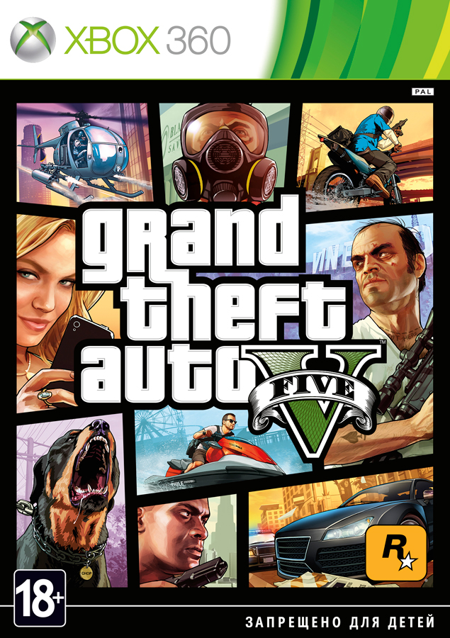 Grand Theft Auto V / GTA V [XBOX360] [Ru/En] [Region Free] [LT+2.0] [XGD3/16202] (2013)