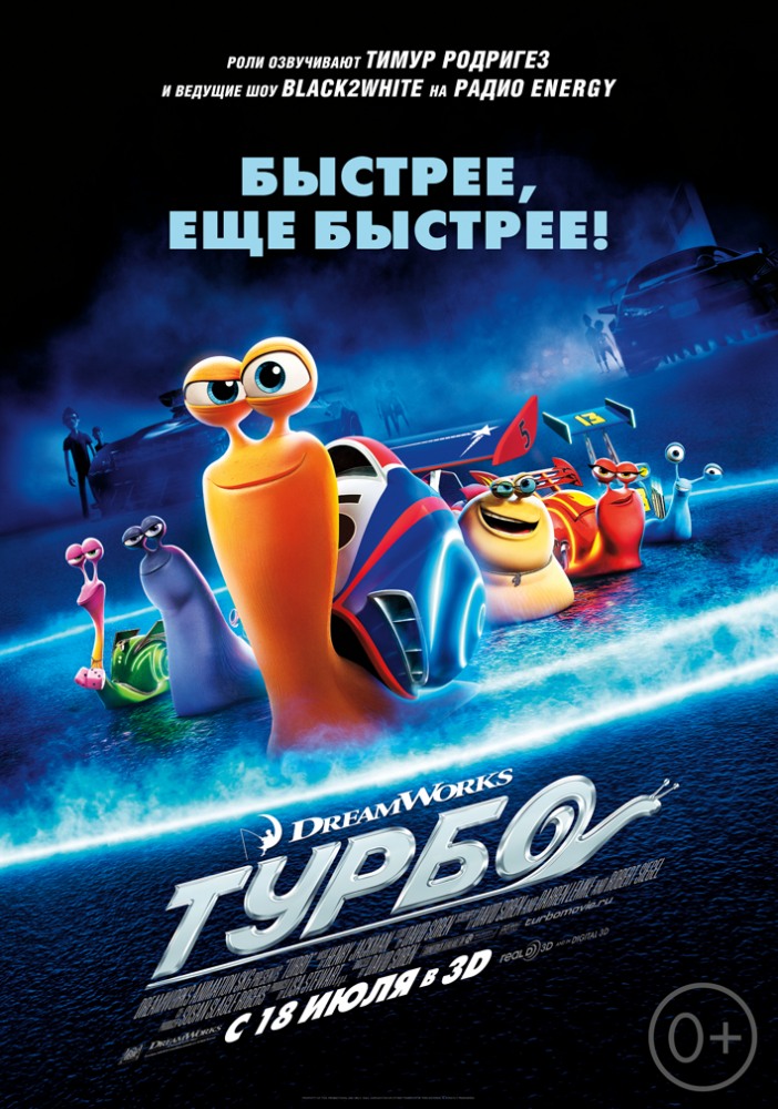 Турбо / Turbo (2013) BDRip 720p | Лицензия