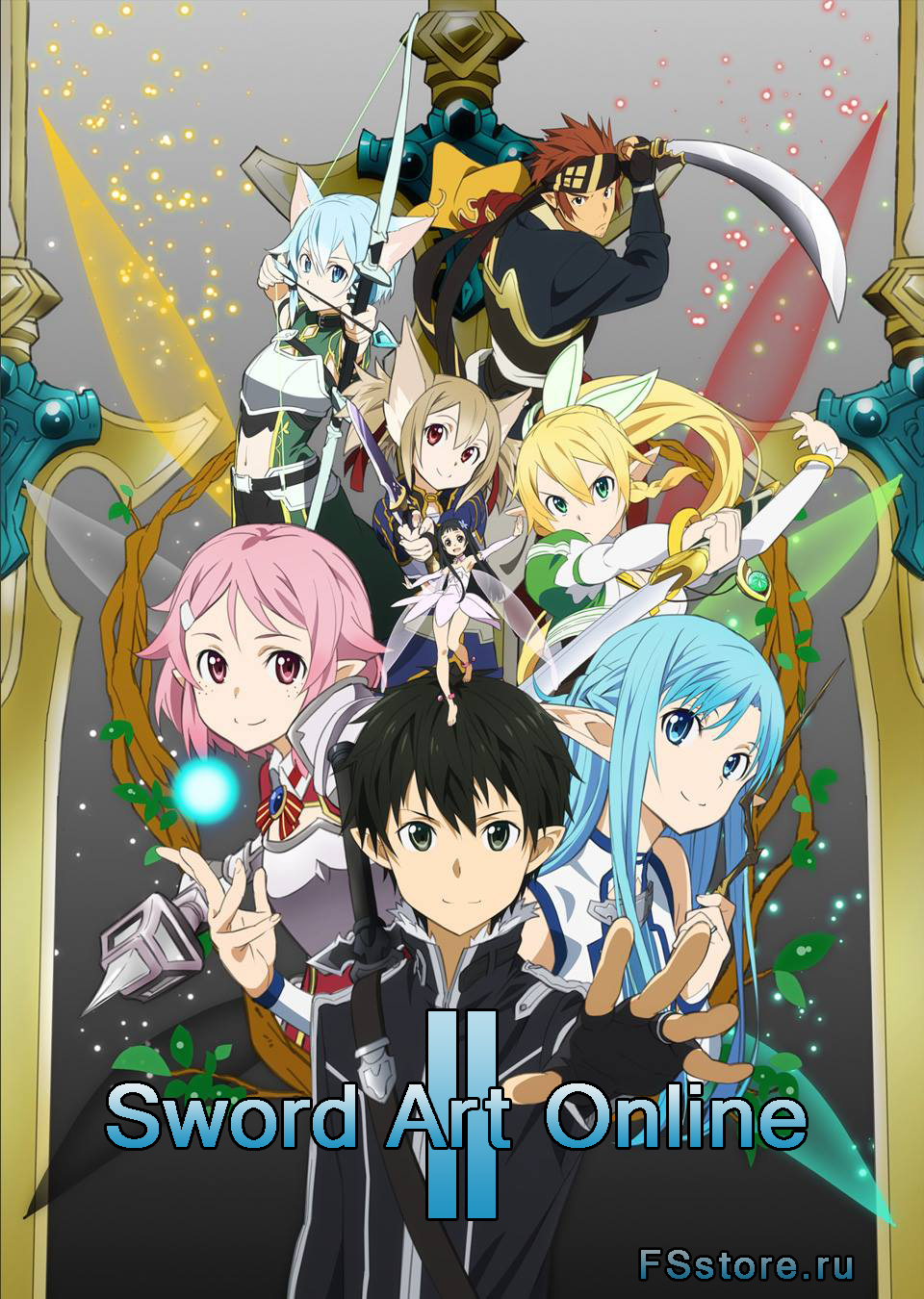 Мастера меча онлайн ТВ-2 / Sword Art Online TV-2 (Сезон 2, Серия 1-24 (24)) (2014) WEB-DL 720p