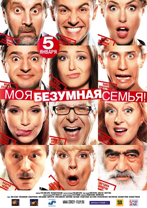 Моя безумная семья /  (2011 )  DVDRip (Лицензия)